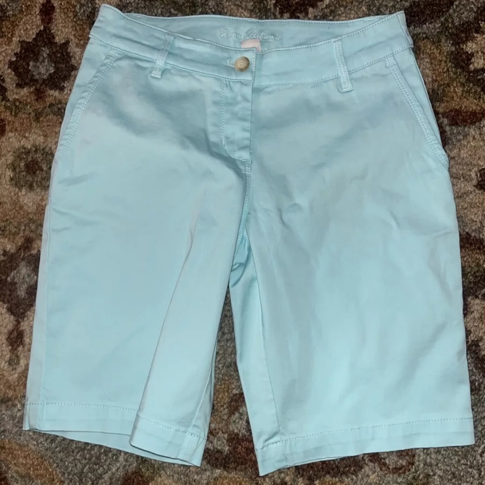 Aqua Bermuda Shorts